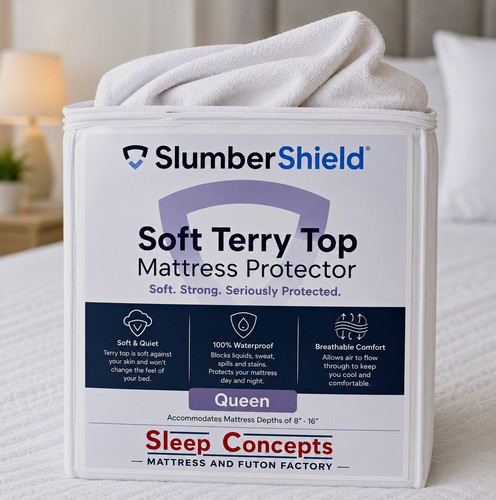 Queen slumbershield soft terry - queen,