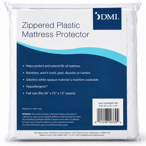 Dmi zippered plastic mattress - zippered,