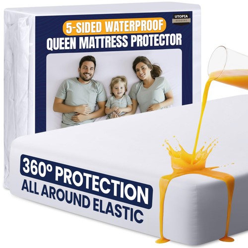 Waterproof sided mattress - waterproof, 5-sided