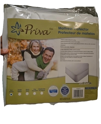 Twin fitted mattress protector - fitted,